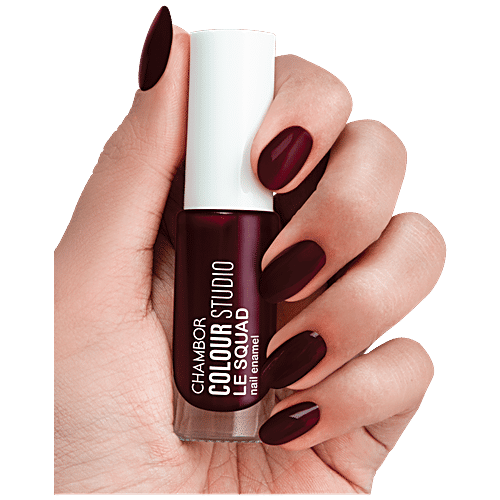 Chambor Colour Studio – Le Squad Nail Enamel, Chip Resistant, Long Wear, Rich Colour, 6 ml 104 Wow-Women Of Worth