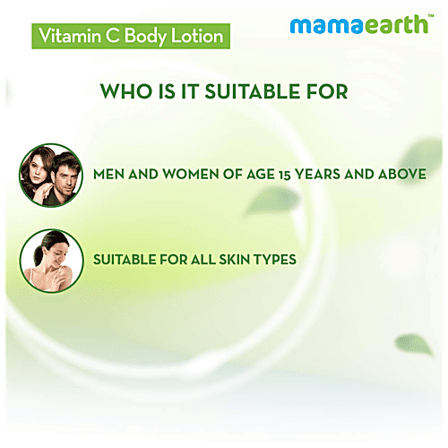 Mamaearth Vitamin C Body Lotion - With Honey, Enhances Natural Radiance, Non-greasy Formula, 200 ml  