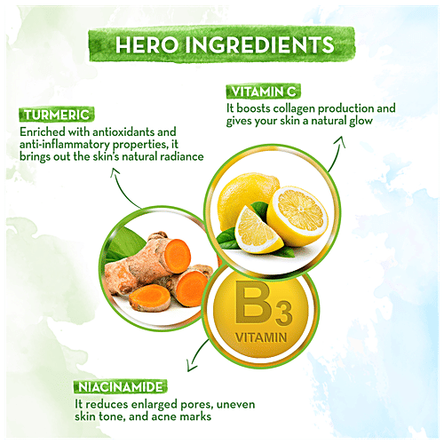 Mamaearth Skin Illuminate Face Cream - With Vitamin C & Turmeric, With SPF, For Radiant Skin, 80 g  