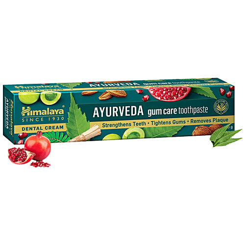 Himalaya Ayurveda Gum Care Toothpaste - With 13 Ayurvedic Herbs, Strengthens Teeth, Removes Plaque, 150 g