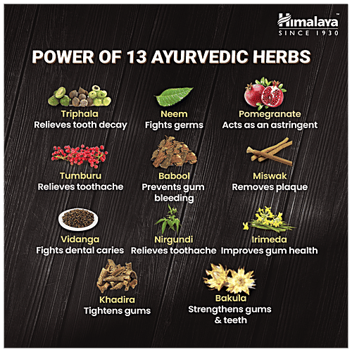 Himalaya Ayurveda Gum Care Toothpaste - With 13 Ayurvedic Herbs, Strengthens Teeth, Removes Plaque, 80 g  