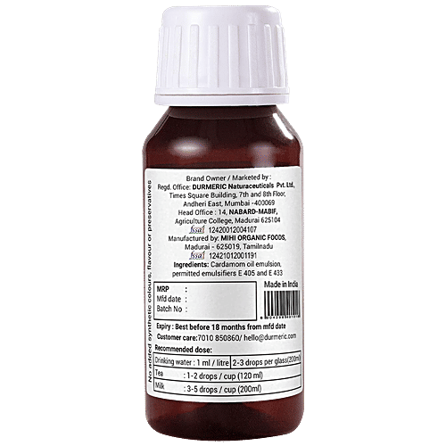 Buy DURMERIC Onedrop Intensive Cardamom Herbal Drops Controls Bad