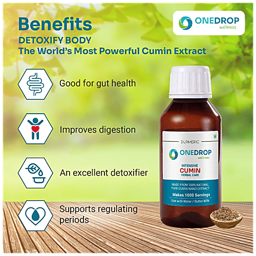 Buy DURMERIC Onedrop Intensive Cumin Herbal Drops Improves Digestion