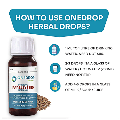 Buy DURMERIC Onedrop Intensive Parsley Seed Herbal Drops Cures Cough