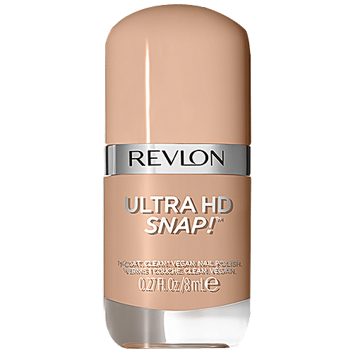 Revlon Ultra HD Snap Nail Enamel - Rich Glossy Finish, 100% Vegan Formula, No Base & Top Coat Needed, 8 ml Driven 