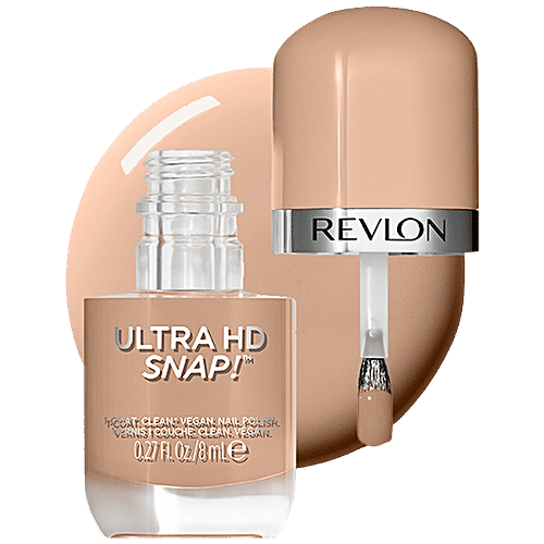 Revlon Ultra HD Snap Nail Enamel - Rich Glossy Finish, 100% Vegan Formula, No Base & Top Coat Needed, 8 ml Driven 