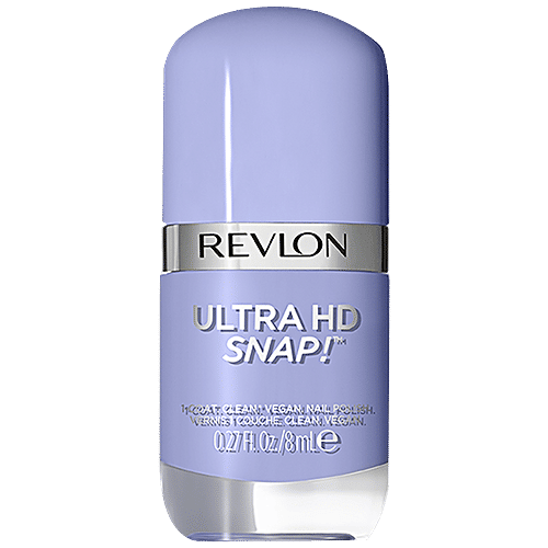 Revlon Ultra HD Snap Nail Enamel - Rich Glossy Finish, 100% Vegan Formula, No Base & Top Coat Needed, 8 ml Get Real 