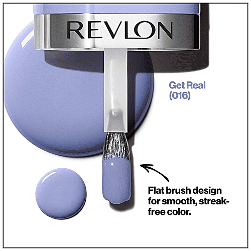 Revlon Ultra HD Snap Nail Enamel - Rich Glossy Finish, 100% Vegan Formula, No Base & Top Coat Needed, 8 ml Get Real 