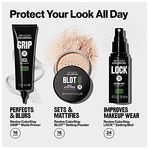 Revlon ColorStay - Blot Matte Setting Face Powder, Oil Absorbing, Blurs Imperfections & Reduces Pore Appearance, 15 g