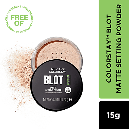Revlon ColorStay - Blot Matte Setting Face Powder, Oil Absorbing, Blurs Imperfections & Reduces Pore Appearance, 15 g