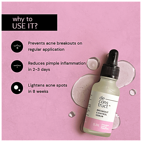 Deconstruct Breakout Control Serum - Reduces Acne, 30 ml