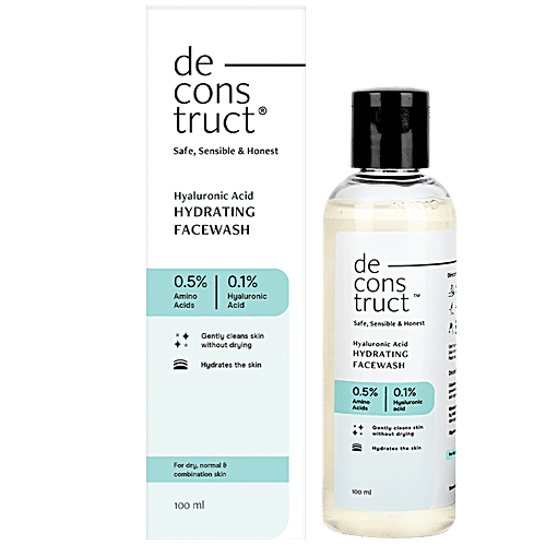 Buy Deconstruct Hyaluronic Acid Hydrating Facewash Nourishes Skin