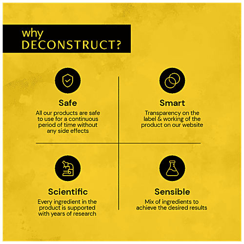 Deconstruct Niacinamide Brightening Facewash - Gently Dissolves Dirt, 100 ml