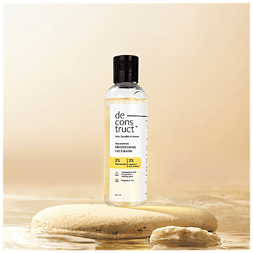 Deconstruct Niacinamide Brightening Facewash - Gently Dissolves Dirt, 100 ml