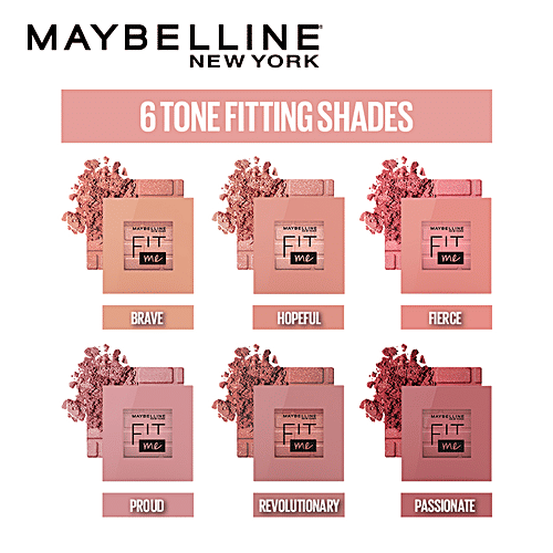 Maybelline New York Fit Me Mono Blush - Long-Lasting Wear, Blends Smoothly, 26.8 g 10 Brave 