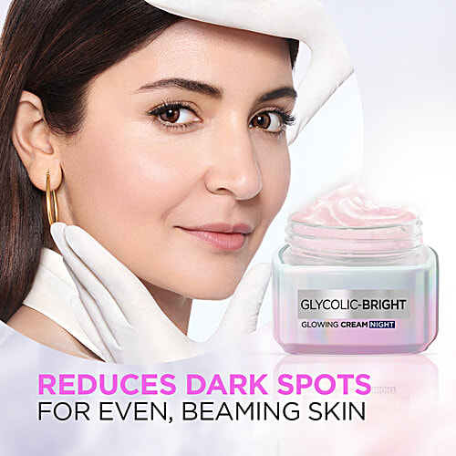Buy Loreal Paris Glycolic Bright Glowing Night Cream For Dark Spot