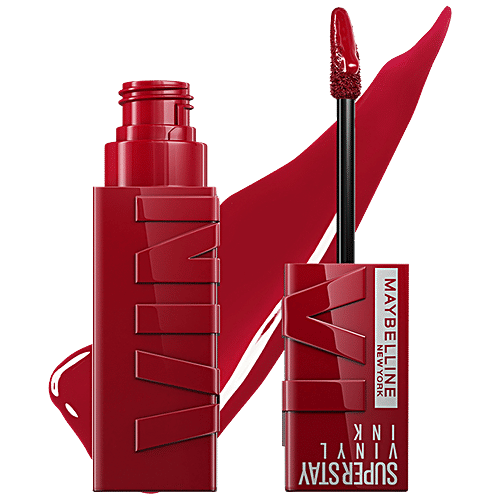 Maybelline New York Superstay Vinyl Ink Liquid Lipstick - High Shine, Long-Lasting, Smudge Proof, 4.2 ml Lippy 