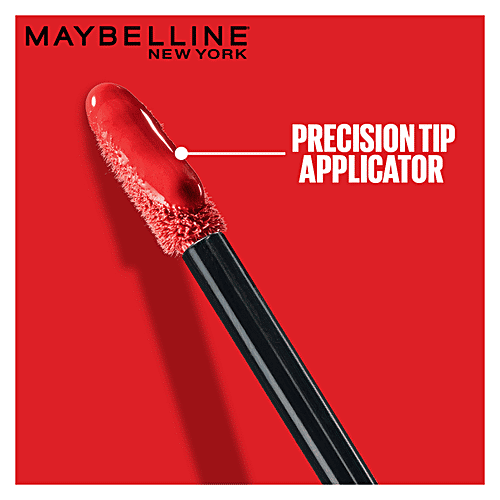 Maybelline New York Superstay Vinyl Ink Liquid Lipstick - High Shine, Long-Lasting, Smudge Proof, 4.2 ml Peachy 