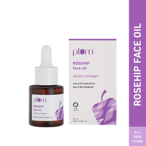 Buy Plum Rosehip Face Oil With 0.5 Bakuchiol & 0.8 Bisabolol