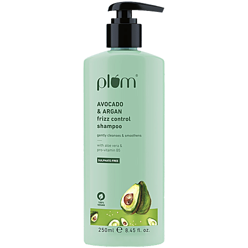 Plum Avocado & Argan Frizz Control Shampoo, 250 ml  
