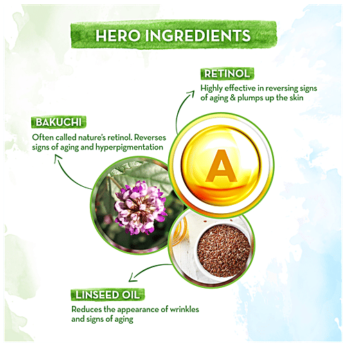 Mamaearth Retinol Face Serum - With Bakuchi, For Fine Lines & Wrinkles, 30 g