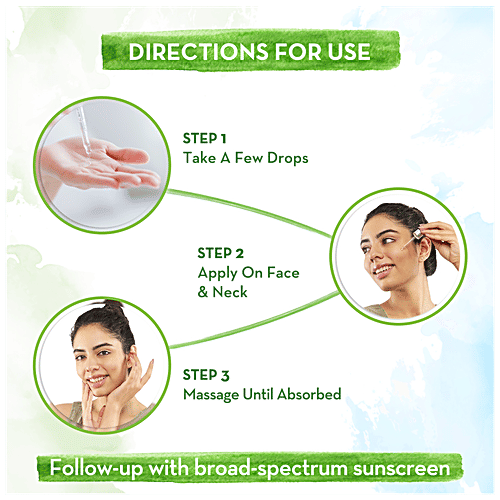 Mamaearth Ubtan Face Serum - With Turmeric & Saffron, For Skin Brightening, 24 Hours Hydration, 30 ml  