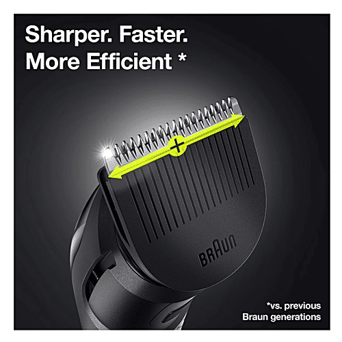 Braun All In One Trimmer 3 - MGK3321, Lifetime Sharp Blades, 6-In-1 Styling, For Men, 1 pc