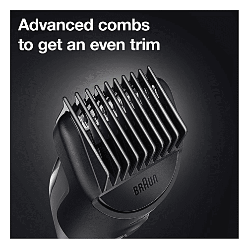 Braun All In One Trimmer 3 - MGK3321, Lifetime Sharp Blades, 6-In-1 Styling, For Men, 1 pc