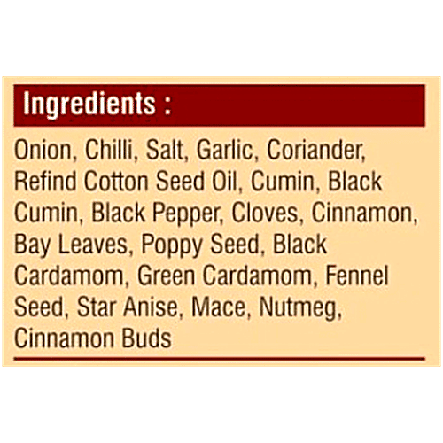 Tablespoon Onion Garlic Masala - Blend Of 19 Ingredients, Rich Aroma, Freshness Locked, 75 g Pouch 