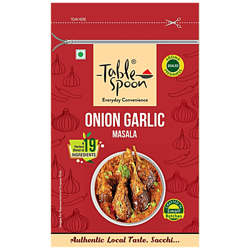 Buy Tablespoon Onion Garlic Masala Blend Of 19 Ingredients, Rich Aroma, Freshness Locked