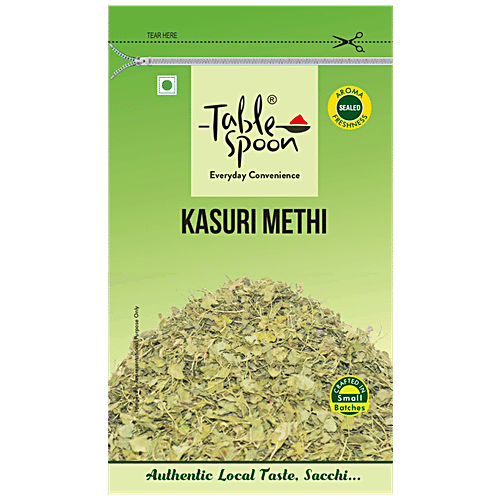 Tablespoon Kasuri Methi - Boosts Overall Health, Aroma & Freshness Locked, 50 g Pouch