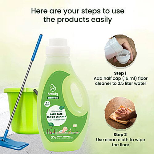 Buy Healofy Naturals Baby Safe 100 Natural Disinfectant Floor Cleaner