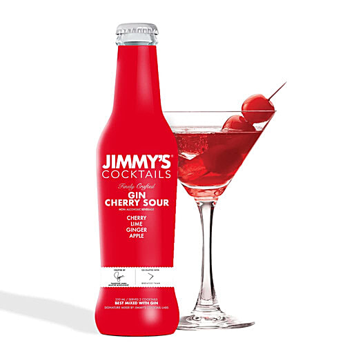 Buy JIMMY'S COCKTAILS Gin Cherry Sour Cocktail Mixer Ready To Serve