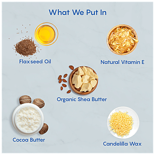 Buy The Moms Co Natural Lip Balm Cocoa & Shea Butter, Heals Dry