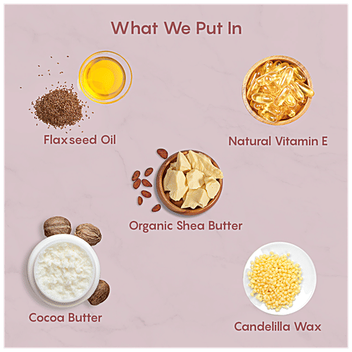 Buy The Moms Co Natural Lip Balm Cocoa & Shea Butter, Heals Dry