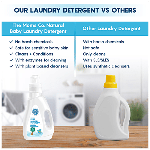 Buy The Moms Co Natural Baby Laundry Detergent With Fabric Softener