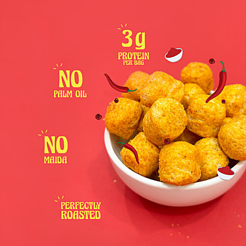 Taali Smoky Barbeque Protein Puffs, 22 g Pouch Roasted, Non-Fried, Gluten Free