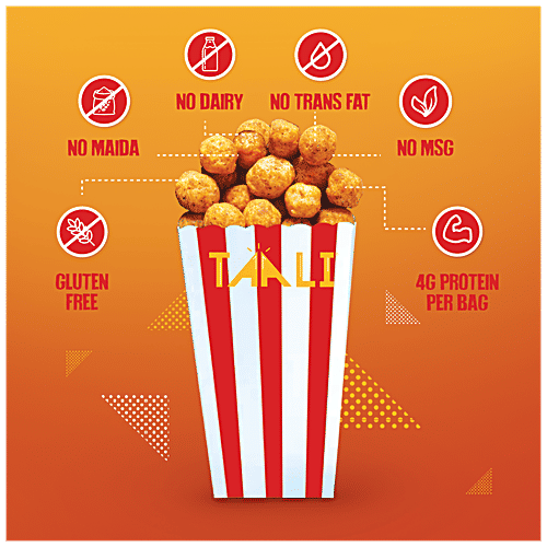 Taali Protein Puffs - Tomato Basil, Roasted, Non-Fried, Gluten Free, 25 g Pouch 