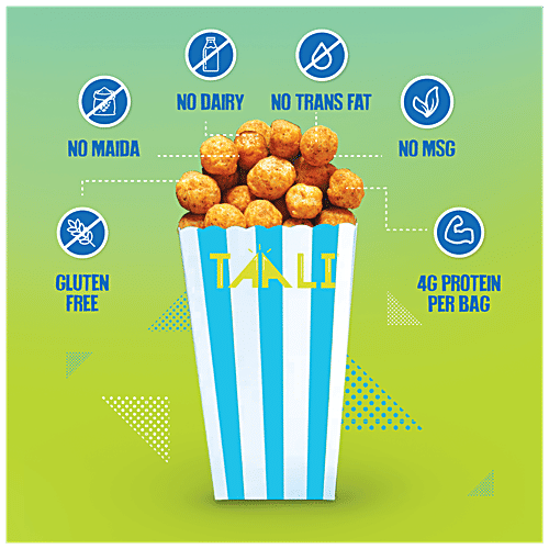 Taali Protein Puffs - Pudina Punch, Roasted, Non-Fried, Gluten Free, 25 g Pouch
