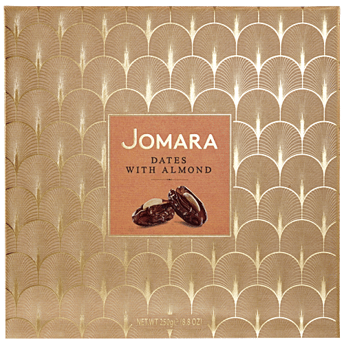 Buy JOMARA Dates With Almond Delicious Treat, Rich In Iron Online at
