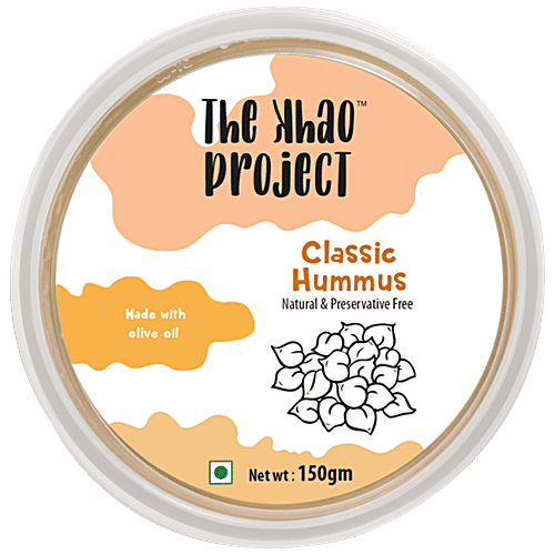 Buy The Khao Project Classic Hummus Dip & Spread Natural
