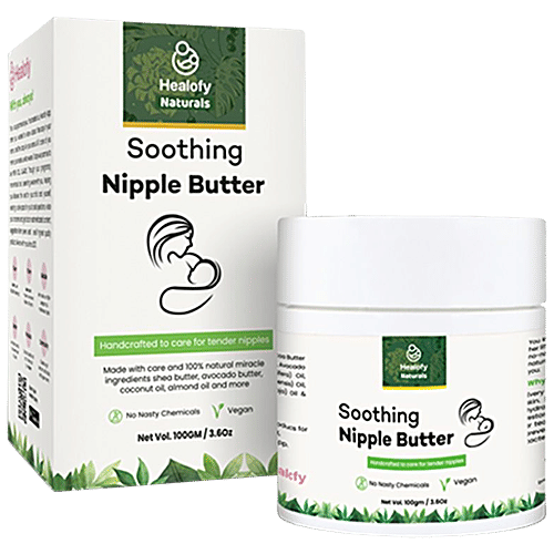 Buy Healofy Naturals Soothing Nipple Butter Cream No Chemicals, Vegan