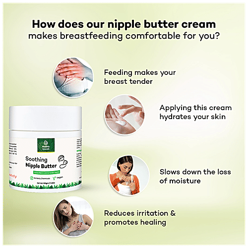 Buy Healofy Naturals Soothing Nipple Butter Cream No Chemicals, Vegan