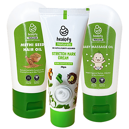 Buy Healofy Naturals Mother Baby Care Combo Stretch Marks Cream