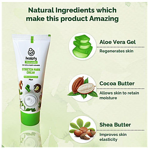 Buy Healofy Naturals Mother Baby Care Combo Stretch Marks Cream, Methi Seed Hair Oil & Baby