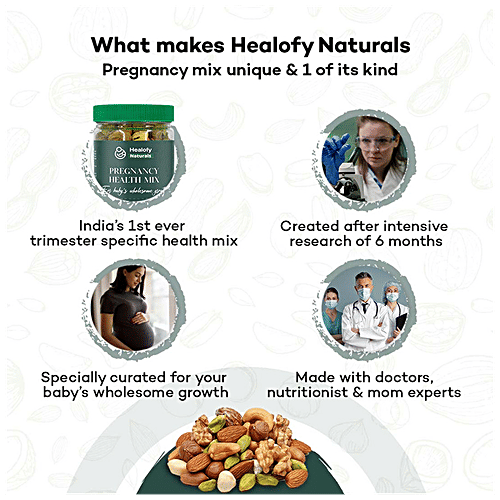 Buy Healofy Naturals Pregnancy Health Mix Rich In Protein & Omega3