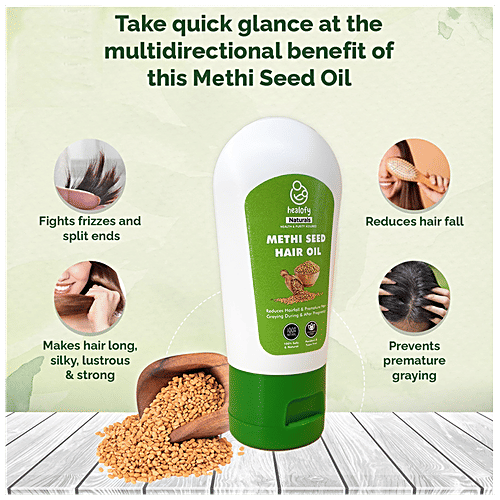 Healofy Naturals  Mini Mother Care Kit - Stretch Mark Cream, 30 g & Methi Hair Oil 30 ml, Paraben & Toxin Free, 2 pcs  