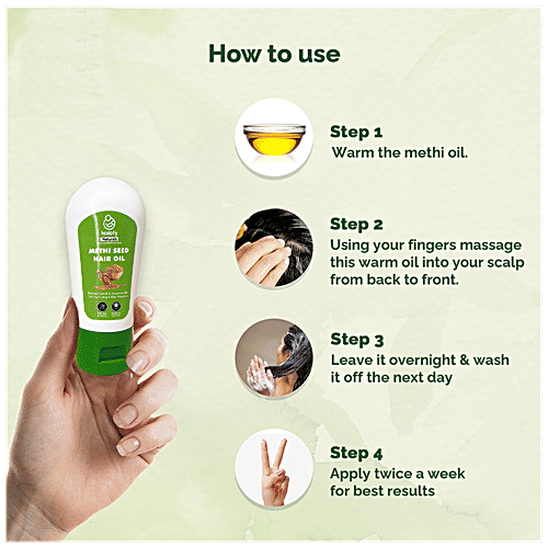 Healofy Naturals  Mini Mother Care Kit - Stretch Mark Cream, 30 g & Methi Hair Oil 30 ml, Paraben & Toxin Free, 2 pcs  