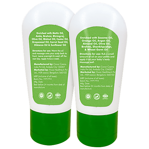 Buy Healofy Naturals Mini Mother Baby Care Combo Baby Massage Oil