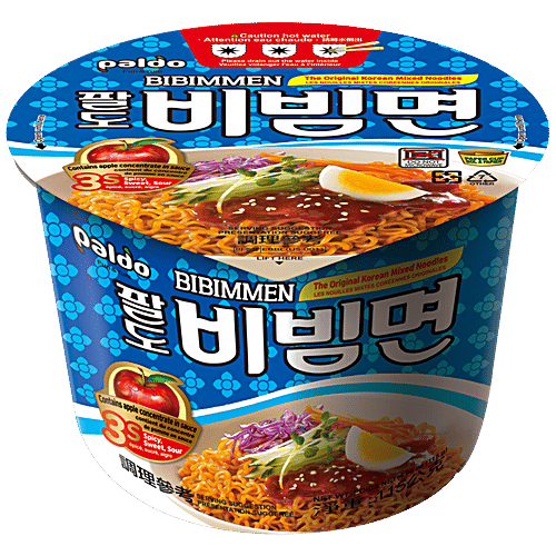 Buy Paldo Bibimmen Korean Cup Noodles Spicy, Sweet & Sour Online at